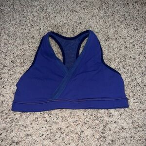 Vintage lululemon Blue Sports Bra great condition